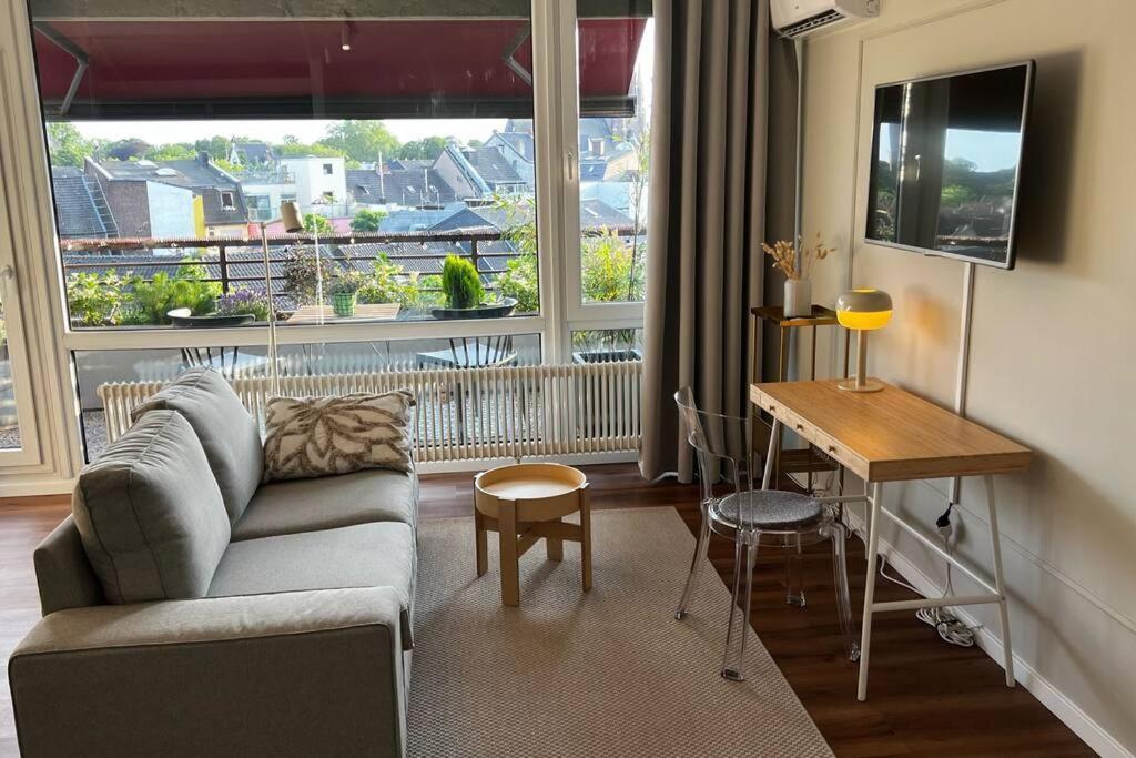Bostel 88 - Moderne Stadtwohnung Mit Klimaanlage Moers Bagian luar foto